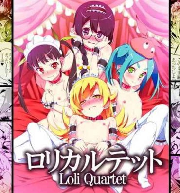 Hot Fucking Loli Quartet- Bakemonogatari hentai Gay Bareback
