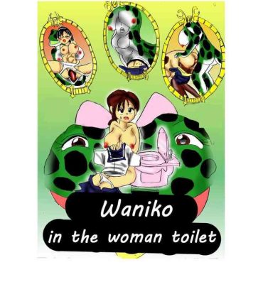 Gay Bang Waniko in the tabooed girl's bathroom- Original hentai Short Hair
