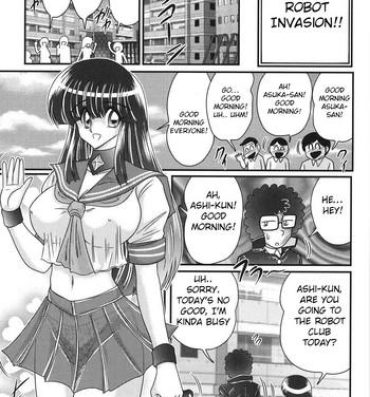 Uncensored Sailor Fuku ni Chiren Robo Yokubou Kairo | Sailor uniform girl and the perverted robot Ch. 2 Concha