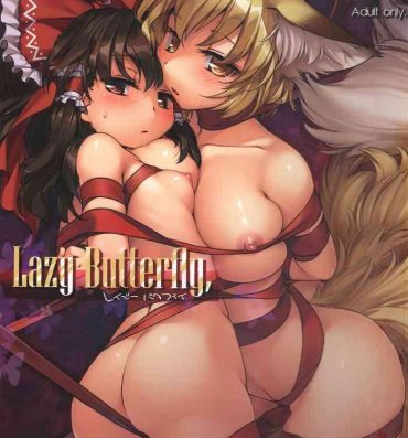 Titjob Lazy Butterfly- Touhou project hentai Kissing