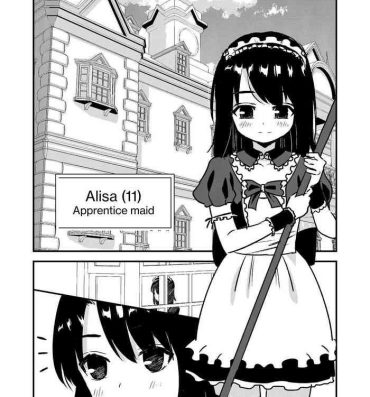 Gaping Maid Minarai wa Mita | The apprentice maid saw it- Original hentai Usa